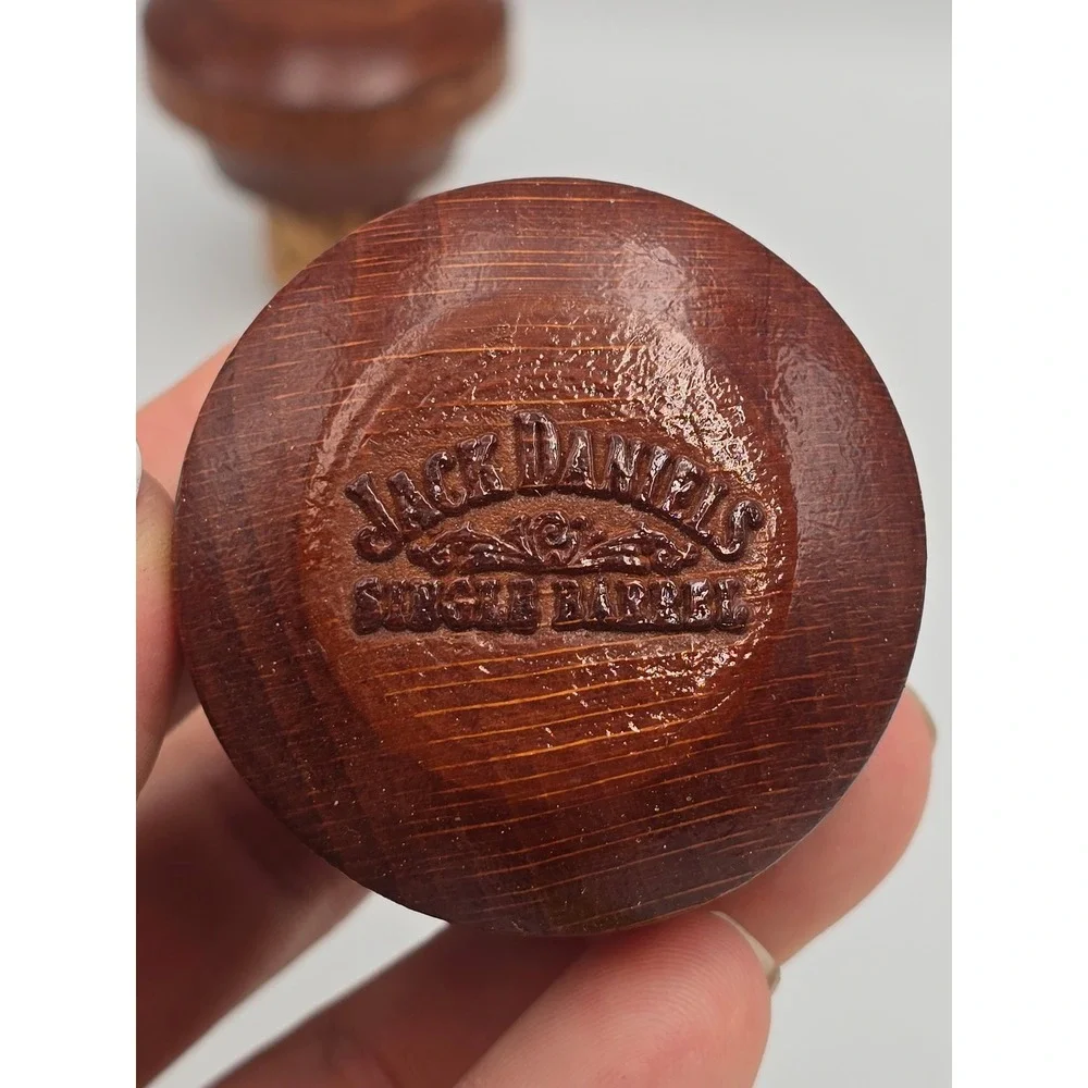 Bottle Stopper Lot of 10  Mixed Good Jack Daniels Wood Cork Ceramic